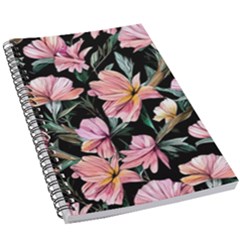 Charming Watercolor Flowers 5 5  X 8 5  Notebook by GardenOfOphir