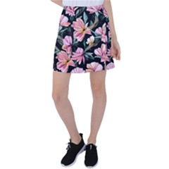 Charming Watercolor Flowers Tennis Skirt by GardenOfOphir