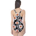 Dazzling watercolor flowers One Piece Swimsuit View2