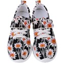 Dazzling watercolor flowers Women s Velcro Strap Shoes View1