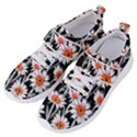 Dazzling watercolor flowers Women s Velcro Strap Shoes View2