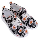 Dazzling watercolor flowers Women s Velcro Strap Shoes View3