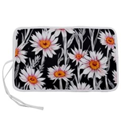 Dazzling Watercolor Flowers Pen Storage Case (l) by GardenOfOphir