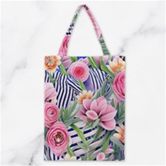 Luxurious Watercolor Flowers Classic Tote Bag by GardenOfOphir