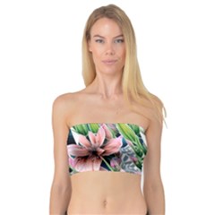 Sumptuous Watercolor Flowers Bandeau Top by GardenOfOphir