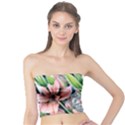 Sumptuous watercolor flowers Tube Top View1