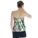 Sumptuous watercolor flowers Strapless Top View2