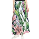 Sumptuous watercolor flowers Maxi Chiffon Skirt View1