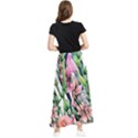 Sumptuous watercolor flowers Maxi Chiffon Skirt View2