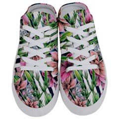 Sumptuous Watercolor Flowers Half Slippers by GardenOfOphir