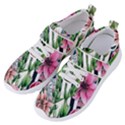 Sumptuous watercolor flowers Women s Velcro Strap Shoes View2