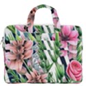 Sumptuous watercolor flowers MacBook Pro 16  Double Pocket Laptop Bag  View2