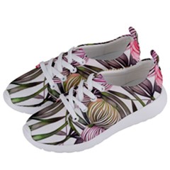 Charming And Cheerful Watercolor Flowers Women s Lightweight Sports Shoes by GardenOfOphir