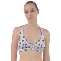 Pattern Pastel Drawing Art Sweetheart Sports Bra by Ravend