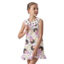 Pattern Pastel Drawing Art Kids  Pilgrim Collar Ruffle Hem Dress View2