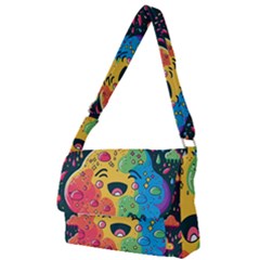 Rainbows Drip Dripping Paint Happy Full Print Messenger Bag (s) by Ravend