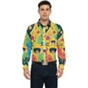 Rainbows Drip Dripping Paint Happy Men s Long Sleeve Pocket Shirt  View1