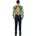 Rainbows Drip Dripping Paint Happy Men s Long Sleeve Pocket Shirt  View2