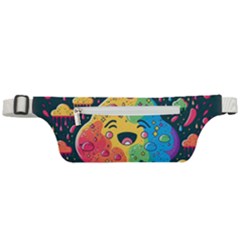 Rainbows Drip Dripping Paint Happy Active Waist Bag by Ravend