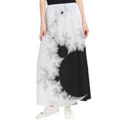 Almond Bread Apple Males Mathematics Maxi Chiffon Skirt by Ravend