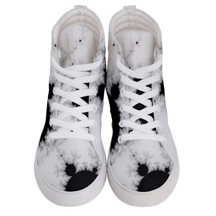 Almond Bread Apple Males Mathematics Women s Hi-Top Skate Sneakers