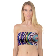 Kaleidoscope Geometric Circles Bandeau Top by Ravend