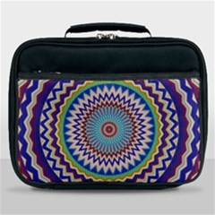 Kaleidoscope Geometric Circles Lunch Bag by Ravend