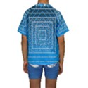 Network Social Abstract Kids  Short Sleeve Swimwear View2