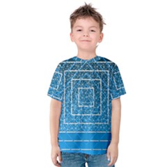 Network Social Abstract Kids  Cotton Tee