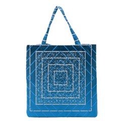 Network Social Abstract Grocery Tote Bag