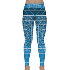 Network Social Abstract Classic Yoga Leggings