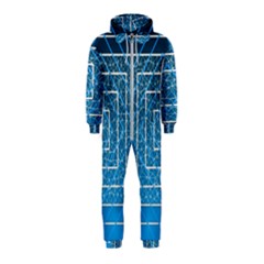 Network Social Abstract Hooded Jumpsuit (Kids)