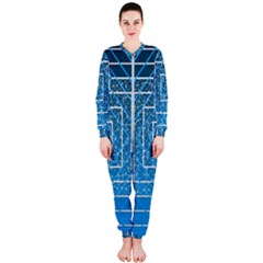 Network Social Abstract OnePiece Jumpsuit (Ladies)