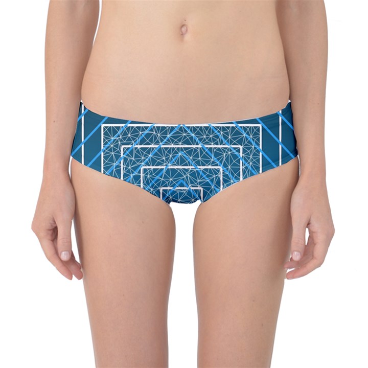 Network Social Abstract Classic Bikini Bottoms