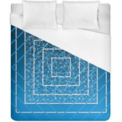 Network Social Abstract Duvet Cover (California King Size)