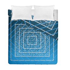 Network Social Abstract Duvet Cover Double Side (Full/ Double Size)