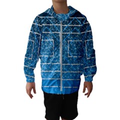 Network Social Abstract Kids  Hooded Windbreaker