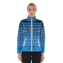 Network Social Abstract Women s Bomber Jacket