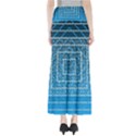 Network Social Abstract Full Length Maxi Skirt View2