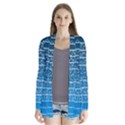 Network Social Abstract Drape Collar Cardigan View1