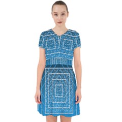 Network Social Abstract Adorable in Chiffon Dress