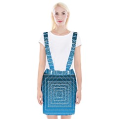 Network Social Abstract Braces Suspender Skirt