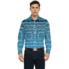 Network Social Abstract Men s Long Sleeve  Shirt