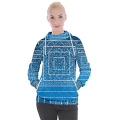 Network Social Abstract Women s Hooded Pullover