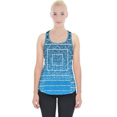 Network Social Abstract Piece Up Tank Top by Ravend