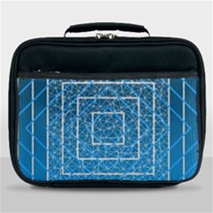 Network Social Abstract Lunch Bag