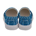 Network Social Abstract Women s Canvas Slip Ons View4