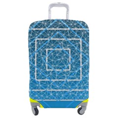 Network Social Abstract Luggage Cover (Medium)