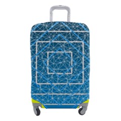 Network Social Abstract Luggage Cover (Small)