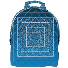 Network Social Abstract Mini Full Print Backpack